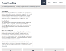 Tablet Screenshot of noparconsulting.com